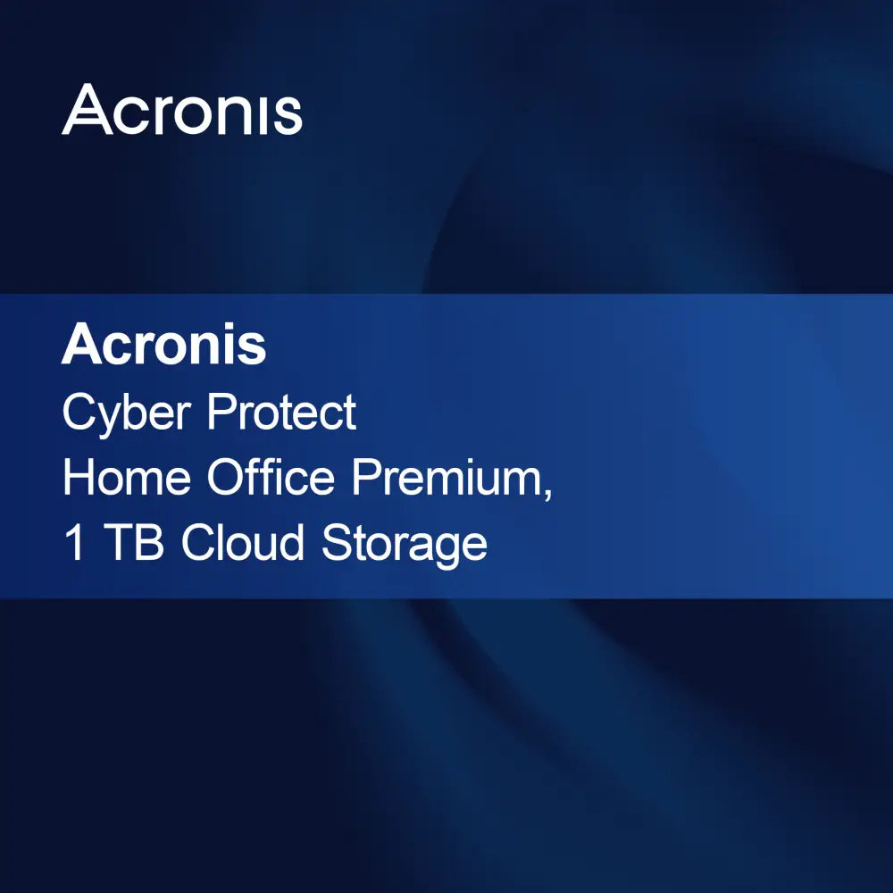 Acronis Cyber Protect Home Office Premium, 1 To de stockage cloud