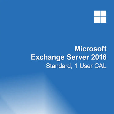 Microsoft Exchange Server 2016 Standard, 1 User CAL