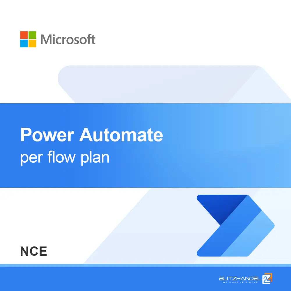 Plan Power Automate par flux (NCE)