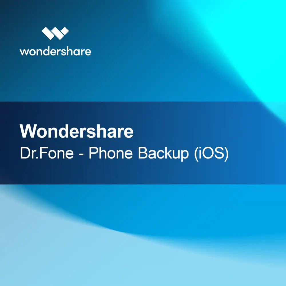 Wondershare Dr.Fone - Sauvegarde Téléphonique (iOS)