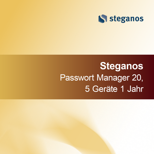 Steganos Passwort Manager 20, 5 Geräte 1 Jahr