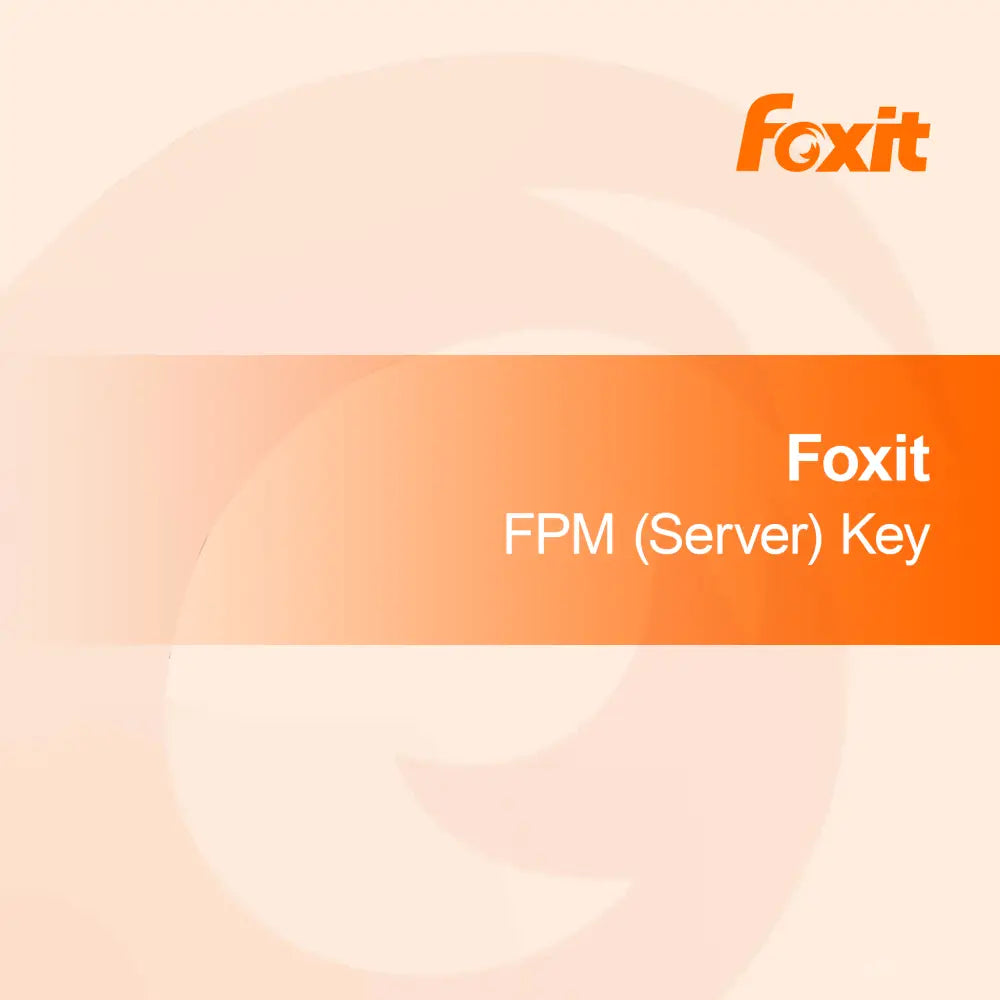 Clé Foxit FPM (Serveur)