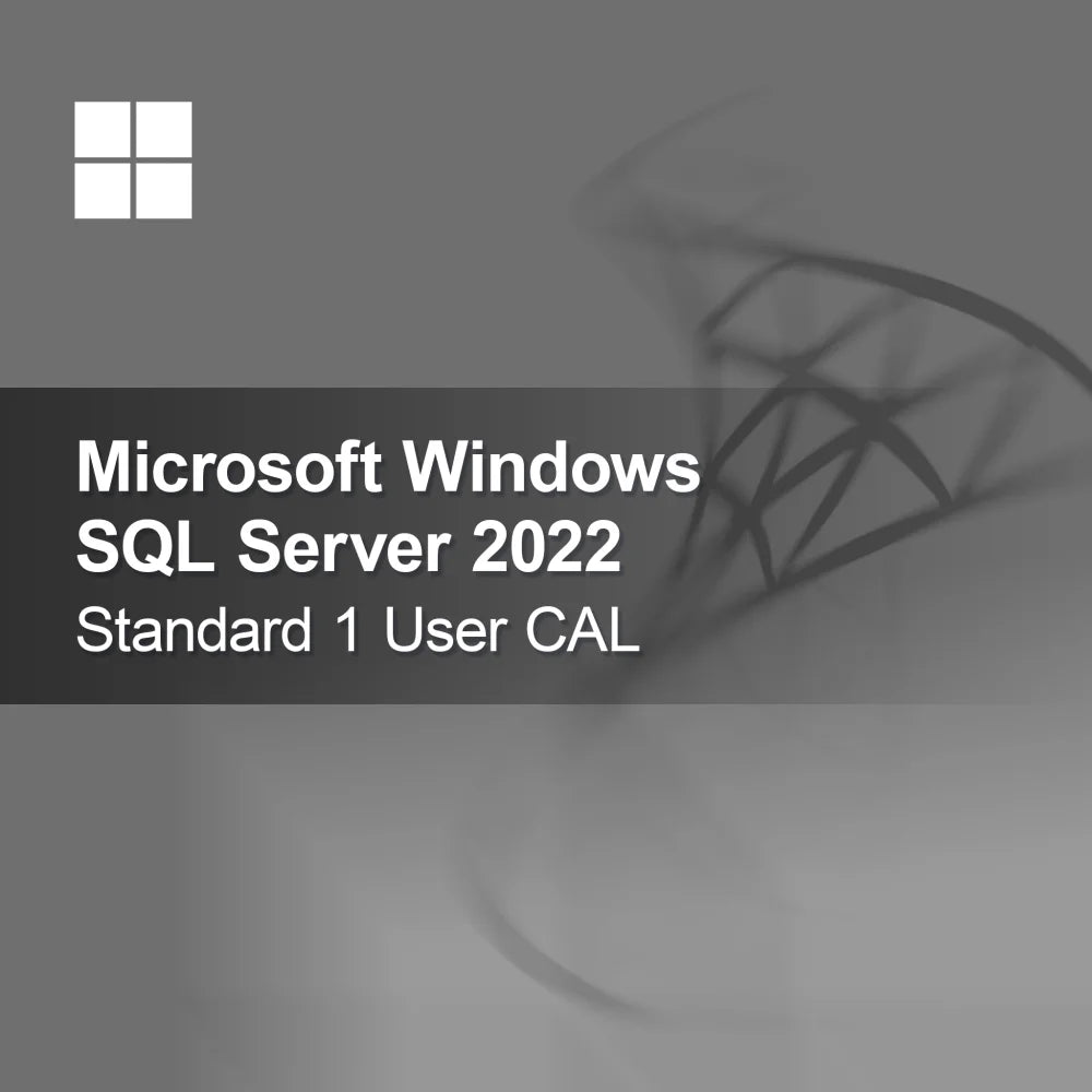 Microsoft SQL Server 2022 Standard 1 CAL utilisateur
